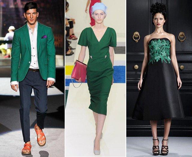Jaká barva se hodí k zelené oblečení?