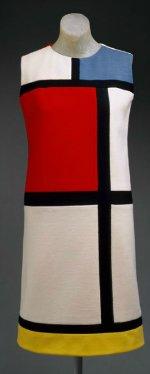 Šaty ze slavné mondrianské kolekce YSL