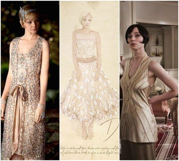 Muccia Prada - návrh šatů pro Daisy a šaty pro vedlejší postavu