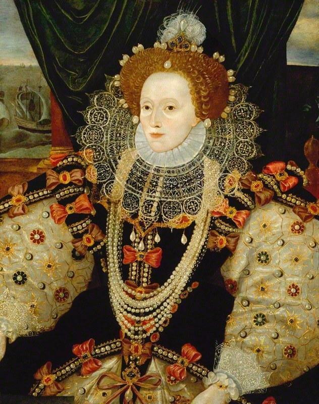Portrét královny Alžběty, National Portrait Gallery London, zdroj: http://images.npg.org.uk/800_800/7/7/mw02077.jpg
